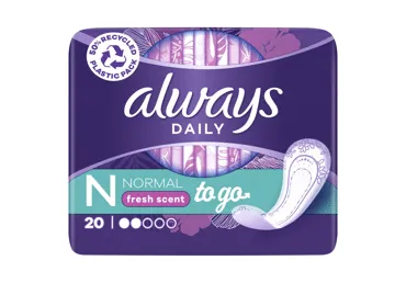 Higieniniai įklotai ALWAYS Dailies to GO, Fresh Scent, 20 vnt.