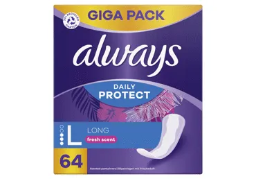 Higieniniai įklotai ALWAYS Long, Fresh Scent, 64 vnt.