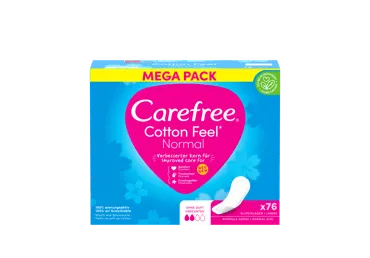Higieniniai įklotai CAREFREE Cotton, 76 vnt.