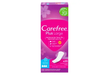 Higieniniai įklotai CAREFREE PLUS LARGE FRESH, 20 vnt.