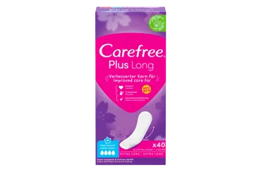 Higieniniai įklotai CAREFREE PLUS LONG, 40 vnt.