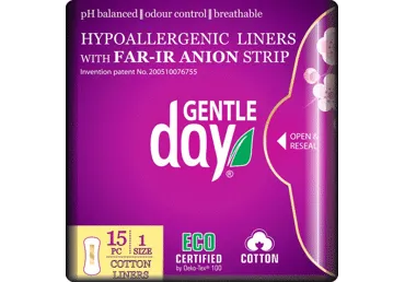 Higieniniai įklotai GENTLE DAY, 15 vnt.