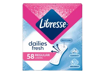 Higieniniai įklotai LIBRESSE NORMAL, 58 vnt.
