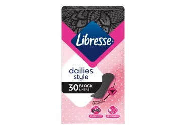Higieniniai įklotai LIBRESSE NORMAL BLACK, 30 vnt.