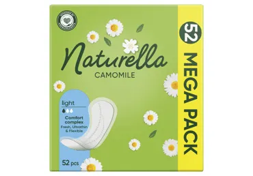 Higieniniai įklotai NATURELLA Camomile Light, 52 vnt.