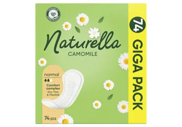 Higieniniai įklotai NATURELLA Camomile, Normal, 74 vnt.