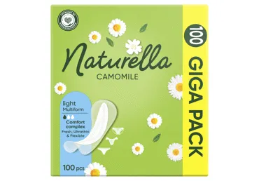 Higieniniai įklotai NATURELLA Light Camomile Multiform, 100 vnt.