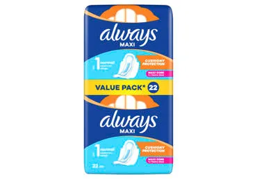 Higieniniai paketai ALWAYS Maxi, Normal, S1, 22 vnt.