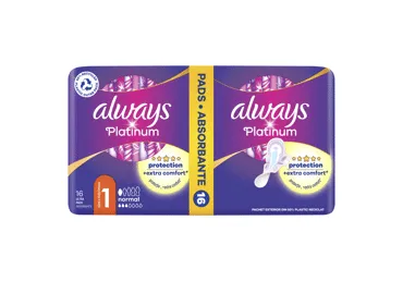 Higieniniai paketai ALWAYS Platinum Normal, S1, 16vnt.