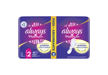 Higieniniai paketai ALWAYS Platinum Super, S2, 14 vnt.