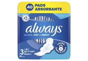 Higieniniai paketai ALWAYS UL.DAY&NIGHT MP, 40vnt