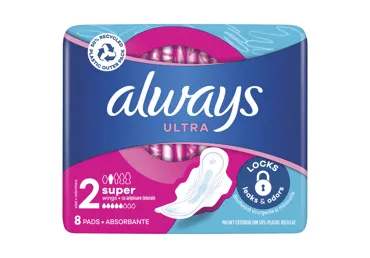 Higieniniai paketai ALWAYS Ultra Super Plus, S2, 8 vnt.