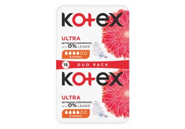 Higieniniai paketai KOTEX ULTRA NORMAL, 16 vnt.