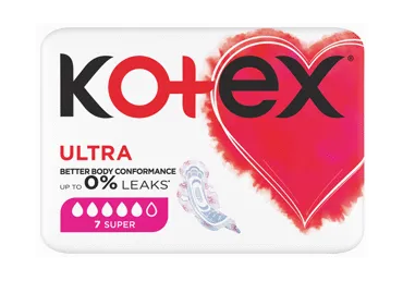 Higieniniai paketai KOTEX ULTRA SUPER, 7 vnt.