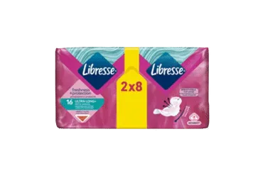 Higieniniai paketai LIBRESSE ULTRA LONG, 16 vnt.