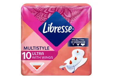 Higieniniai paketai LIBRESSE Invisible, Normal, 10 vnt.