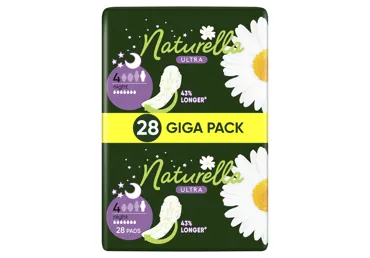 Higieniniai paketai NATURELLA Ultra Night, S4, 28 vnt.