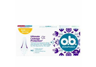 Higieniniai tamponai O.B. PRO COMFORT EXTRA PROTECT NORMAL, 16 vnt.