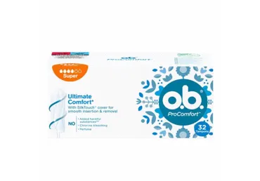 Higieniniai tamponai O.B. PRO COMFORT SUPER, 32 vnt.