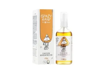 HISKIN Crazy Hair Aliejų mišinys mažo ir vidutinio poringumo plaukams su apelsinų kvapu, 100 ml