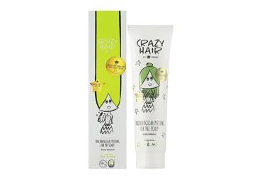 HISKIN Crazy Hair Trichologinis galvos odos pilingas su laimų ir mėtų aromatu, 100 ml