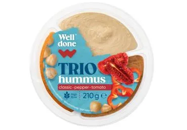 Humoss Trio klasiskais-piparu-tomātu WELL DONE 210g