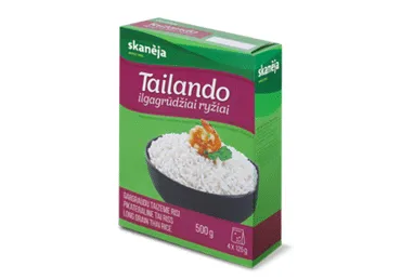 Ilgagrūdžiai TAILANDO ryžiai SKANĖJA (4 x 125 g), 500 g