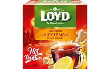 Imbierų, citr. ir medaus sk. žolelių arbata LOYD WARMING TEA, 40 g
