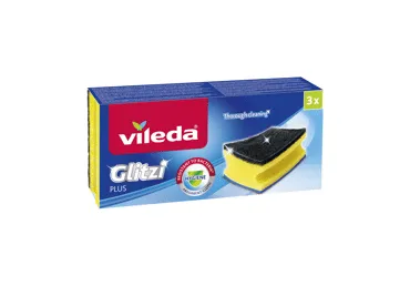 Indų kempinės-šveistukai VILEDA GLITZI PLUS, 3 vnt.