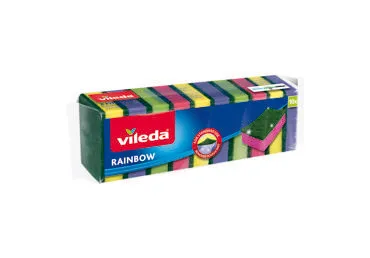 Indų kempinės VILEDA RAINBOW, 10 vnt.