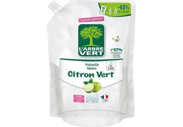 Indų ploviklis su laimu papildymas, L'ARBRE VERT, 1l