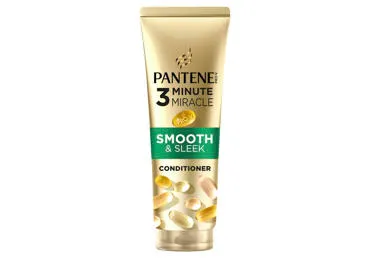 Intensyvus plaukų kondicionierius PANTENE Smooth&Silky Active Nutri-Plex, 3 minutes miracles, 220 ml