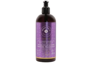 Int.higienos, kūno prausiklis GREEN FEEL'S su alavijų ekstr., 400 ml