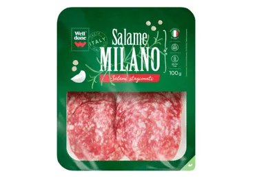 Vītināta desa Salame Milano WELL DONE 100g