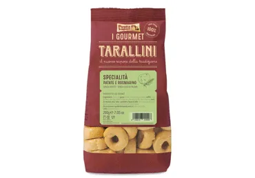 Itališkas užkandis su rozmarinais TARALLINI, 200 g