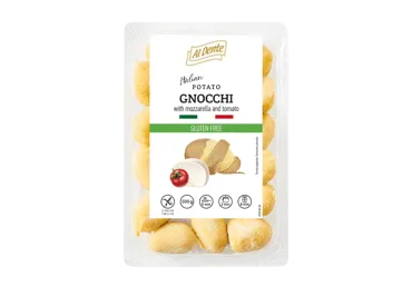 Itališki bulvių virtinukai su mocarelos ir pomidorų įdaru AL DENTE, be glitimo, 500g