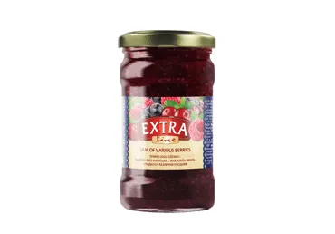 Dažādu ogu džems EXTRA LINE 330g