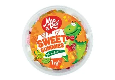 Įvairių vaisių skonio guminukai MIO & RIO, 1 kg