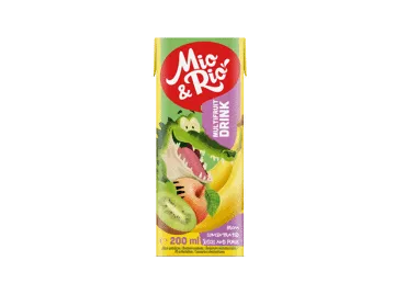 Įvairių vaisių sulčių gėrimas, 200 ml