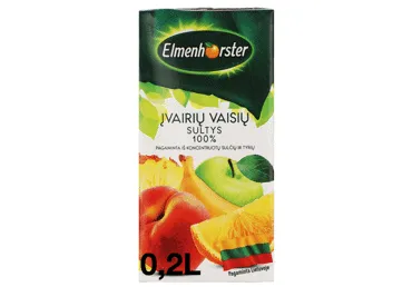 Įvairių vaisių sultys ELMENHORSTER, 200 ml