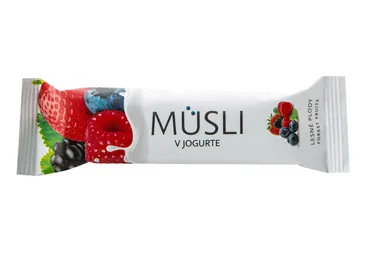 Javainių batonėlis TEKMAR su miško uogomis ir jogurtiniu glaistu, 30 g