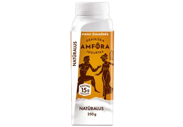 Jogurtas GRAIKIŠKA AMFORA , natūralus,  2,6 % rieb., 250 g