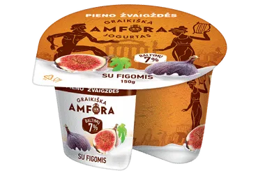 Jogurtas GRAIKIŠKA AMFORA su figomis, 3,1%rieb., 150 g