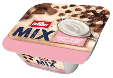 Jogurts MÜLLER Mix ar šokolādes sirsniņām 130g