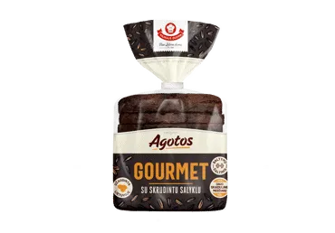 Juoda AGOTOS GOURMET duona su skrudintu salyklu, 290 g