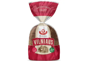 Juoda VILNIAUS duona be pridėtinio cukraus, 430 g