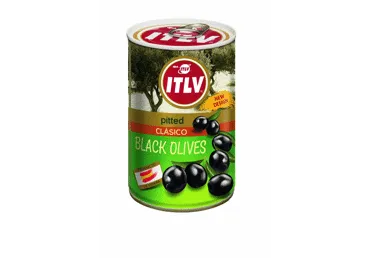 Melnās olīvas bez kauliņiem ITLV 280g