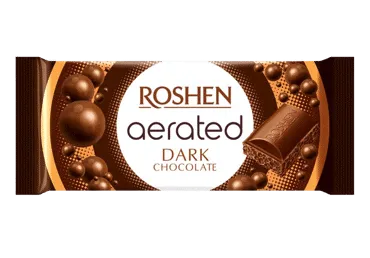 Juodasis akytasis šokoladas ROSHEN AERATED, 80 g