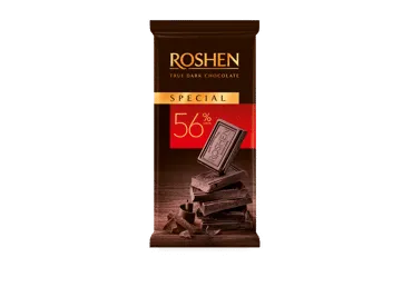 Juodasis šokoladas (56 %) ROSHEN, 85 g