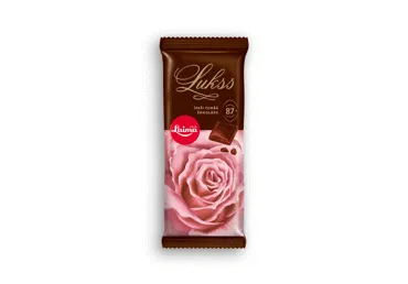 Šokolādes tāfele tumšā Laima Lukss 87% 90g
